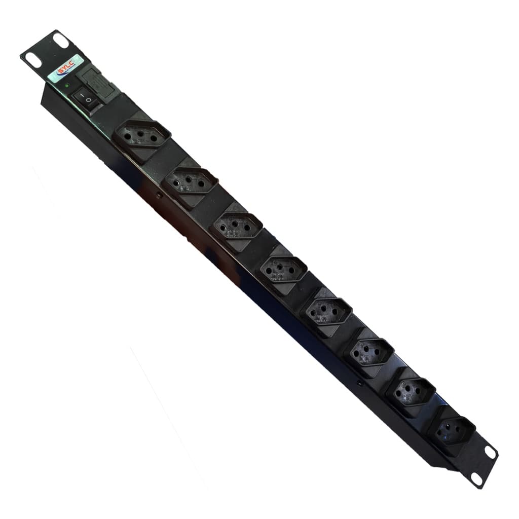 Régua Protetor Filtro De Linha 19 1u'' Rack 8 Tomadas