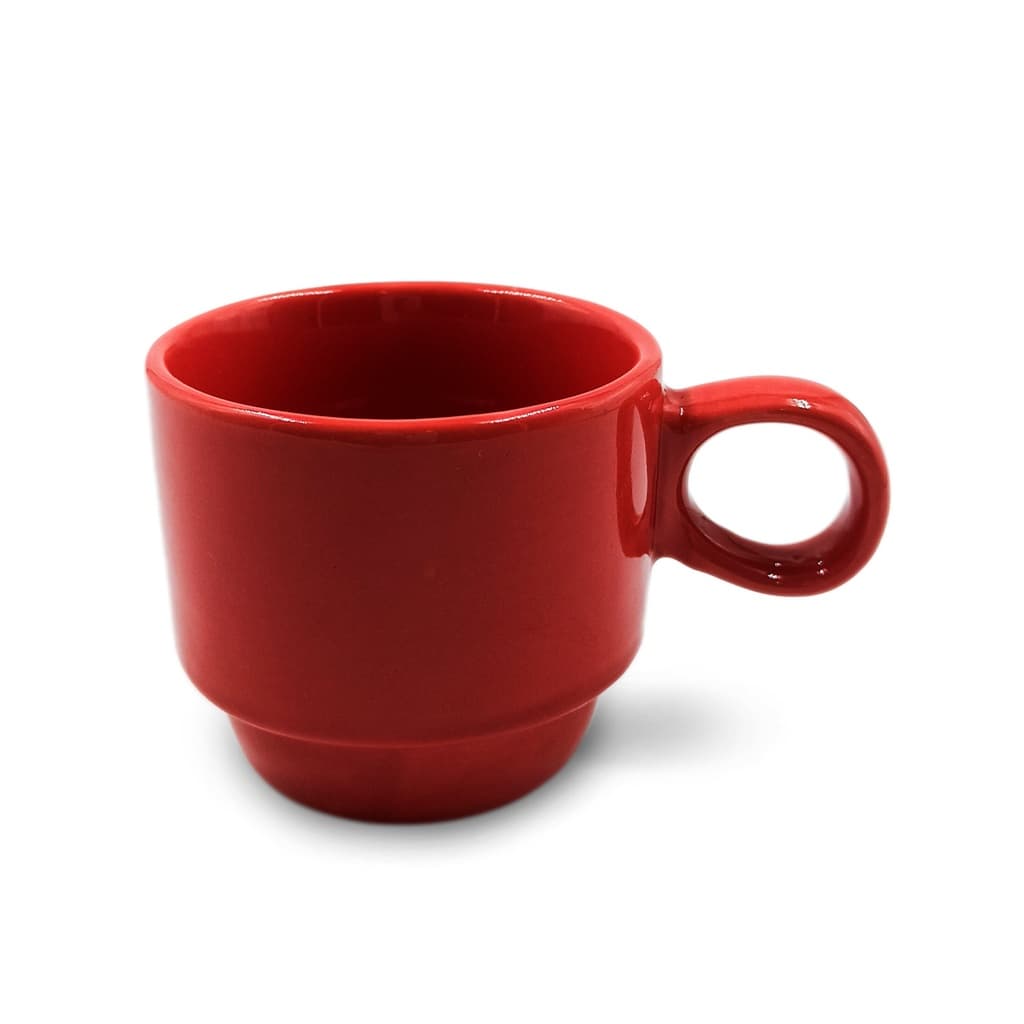 Xícara Avulsa para Empilhar de Porcelana Colorida ﻿Unidade 01