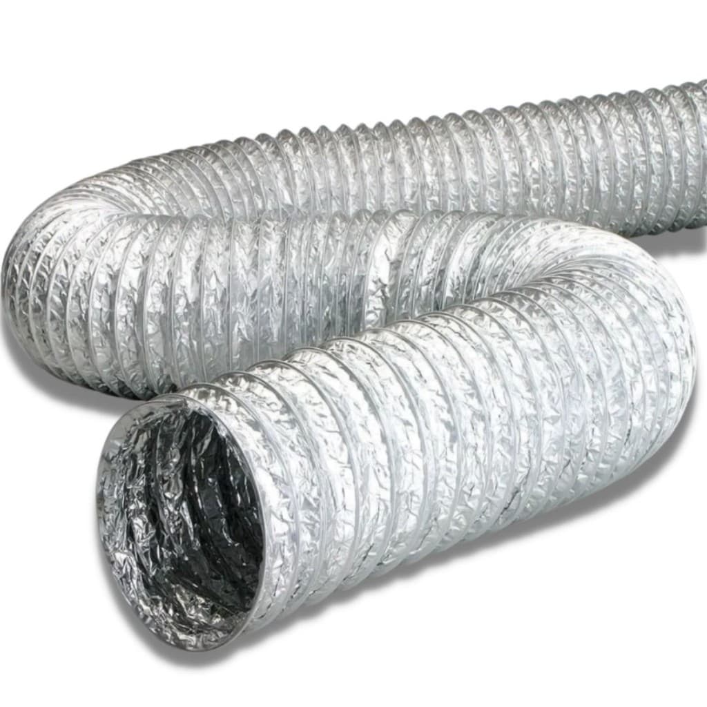 Kit 5 Metros Duto Flexível De Alumínio 100mm, 125mm, 150mm Para Coifa Cultivo Indoor Grow Gardenleds