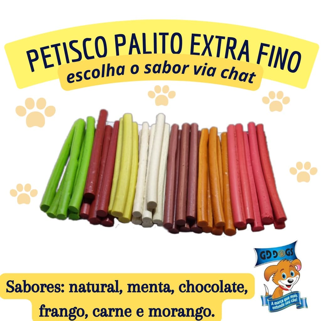 PETISCO PARA CACHORRO - PALITO EXTRA FINO ( raças pequenas )