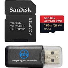 Cartão Micro Sd 128g Ext Pro + Adaptor+brinde Leia A Descrição