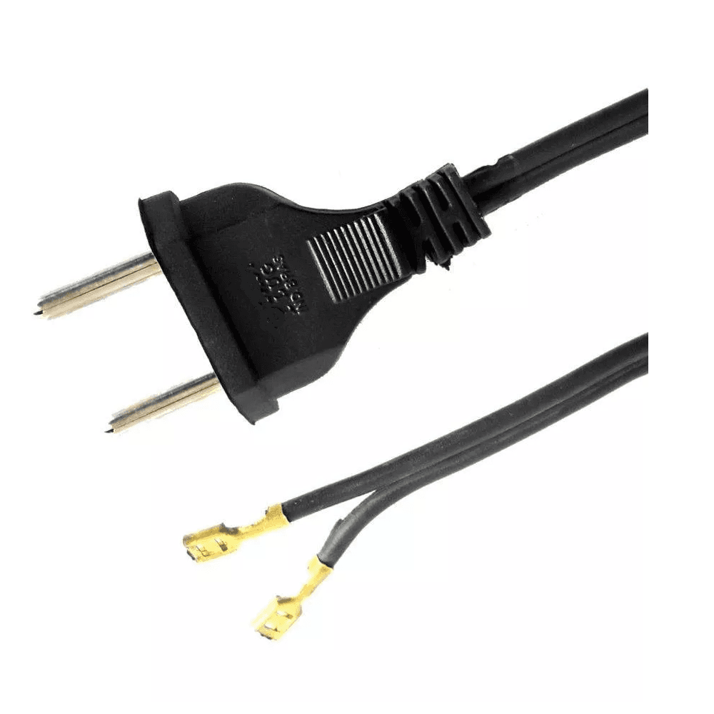10 Pçs Cabo Para Ferro De Passar Roupas 1,80mts 105° Preto