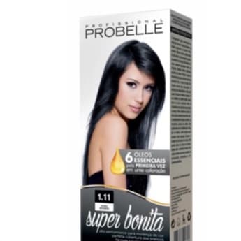 Coloração Super Bonita 50g 1.11 - Preto Azulado Probelle PROMOÇÃO