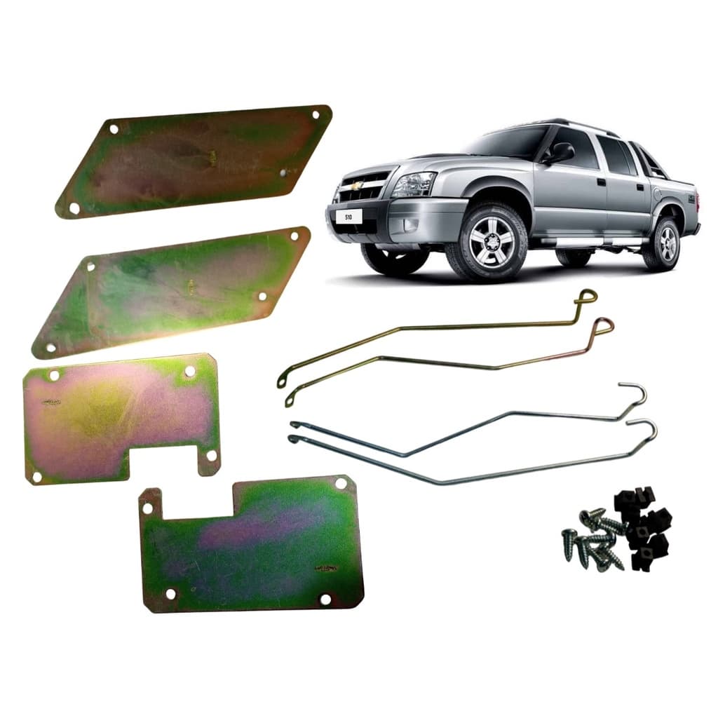 Kit Suporte De Trava Elétrica S-10 Nova 4 Portas Apos 2012