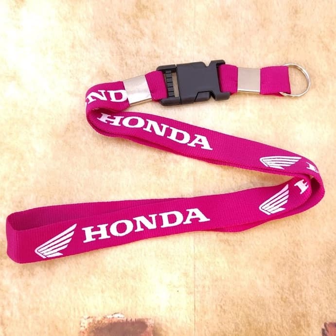 Cordão para pescoço Rosa Pink Chaveiro Engate Rápido Cordinha Feminina retrovisor de Moto