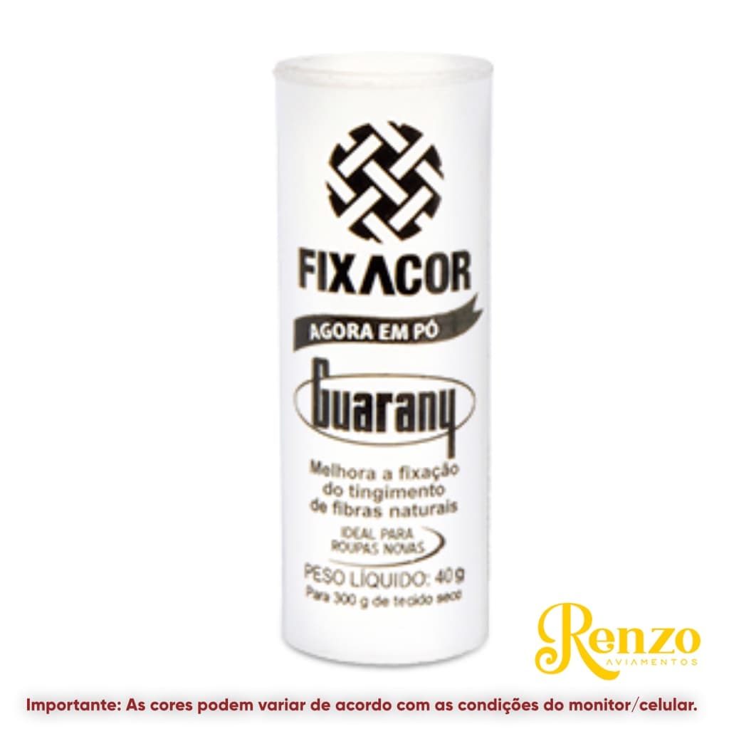 Fixacor Para Roupa Fixador Guarany 40g