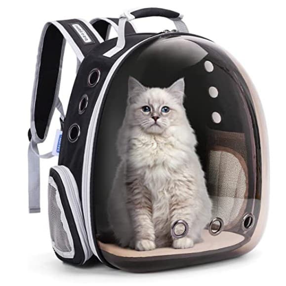 Bolsa Mochila Pet Cães E Gatos Visão Panorâmica Em Acrílico