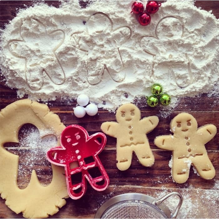 Cortador para Biscoito De Natal Formato "Gingerbread" Boneco de Gengibre, Bolacha, Cookie E Outros