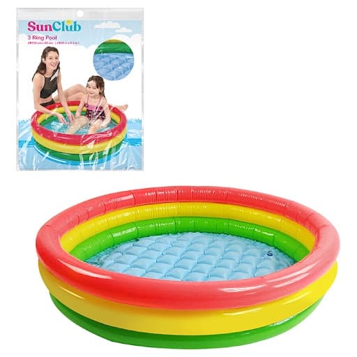 Piscina 3 Niveis 95L 100X22Cm