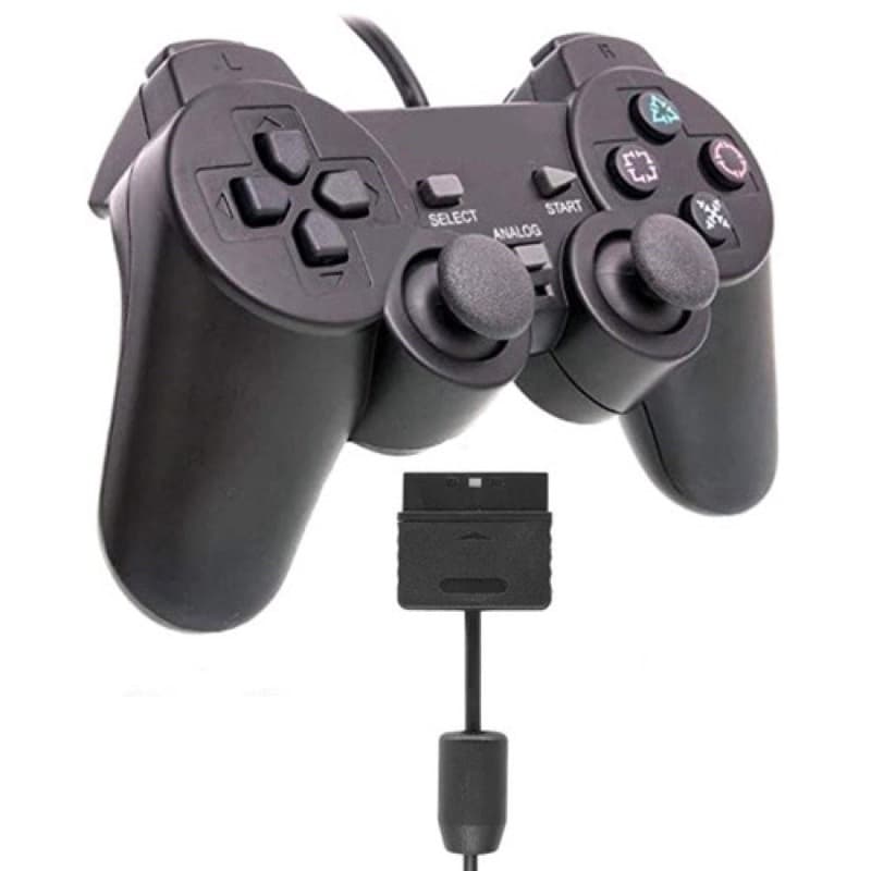 Controle De play 2 Com Fio Para Video Game e PC/ Fat E Pc  Joystick  Jogo gamepad