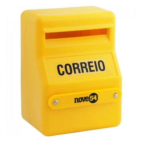 Caixa De Correio Correspondência Plástico Pvc 25x18x14cm