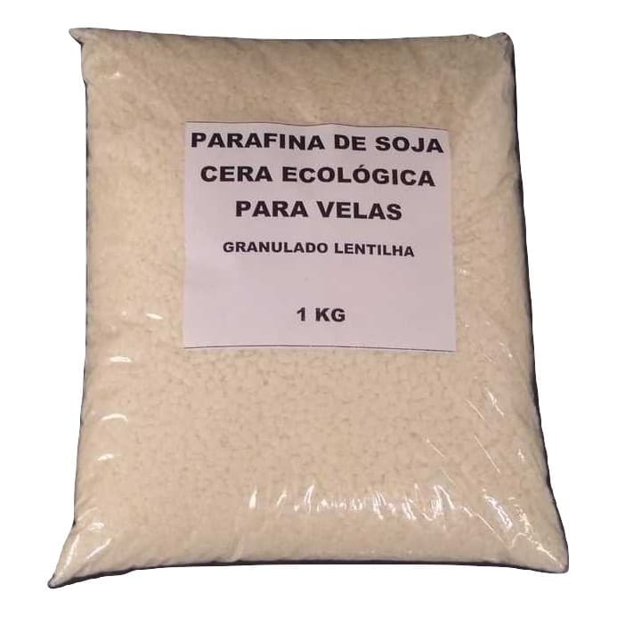 5 Kg - Parafina de Soja Vegetal ecológica decoração Cera Mix Eco Lentilha P Velas