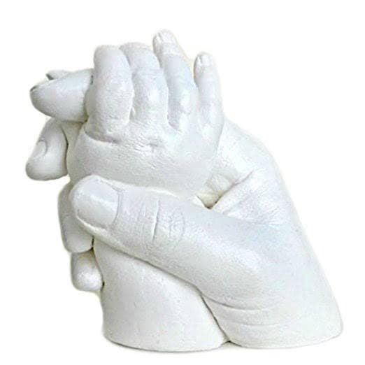 Diy - Escultura De Gesso Personalizada em 3D das mãos  Mãe/Pai E Filho