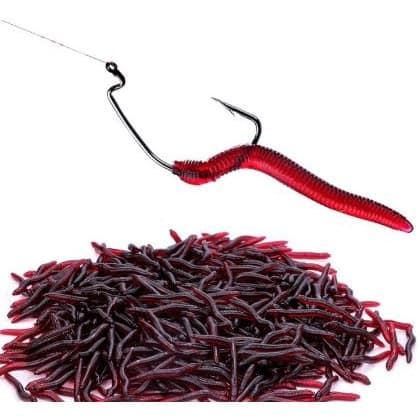 Kit De Modelos Isca Artificial Com Edentical Smale Realista Worm Para Tilápia De Ouro Tra Lambari Piau-Freshwater E Saly