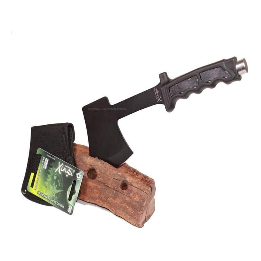 Machadinho Tatico Militar Viking Caca Pesca Camping + Bainha - Envio Já