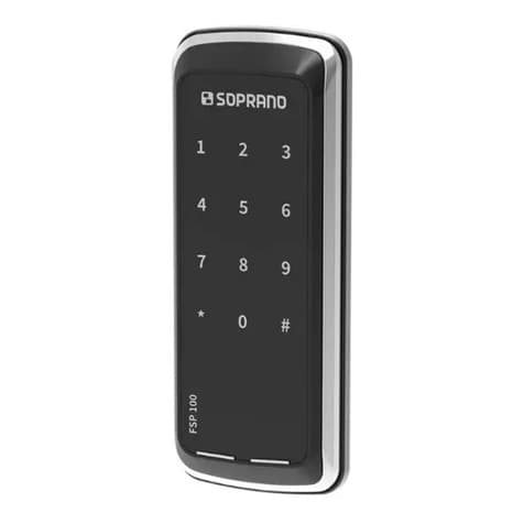 Fechadura Porta Externa Digital Sobrepor Com Senha Soprano