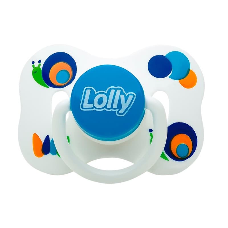 Chupeta Lolly Zoo Bico Ortodôntico Tamanho 2 (+6 Meses) Cor Azul