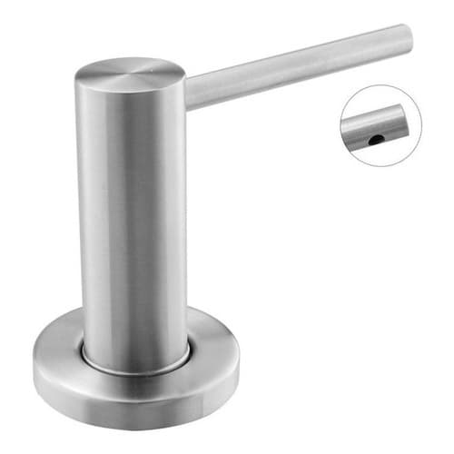 Dosador Dispenser Em Inox Embutir Pia Cozinha Banheiro 550ml