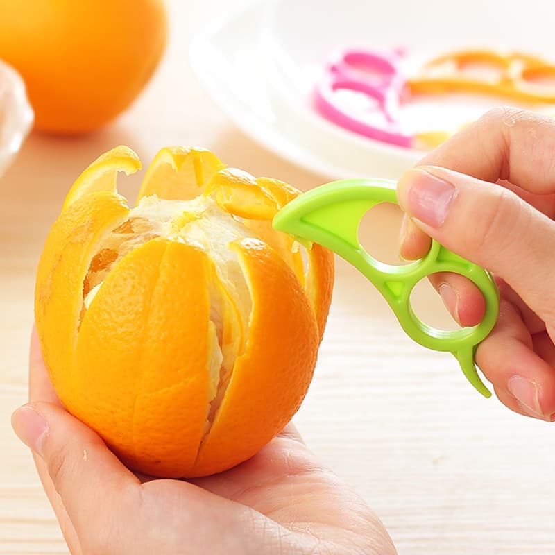 2/5/10 Cortador Descascador prático para Frutas Laranja Limão