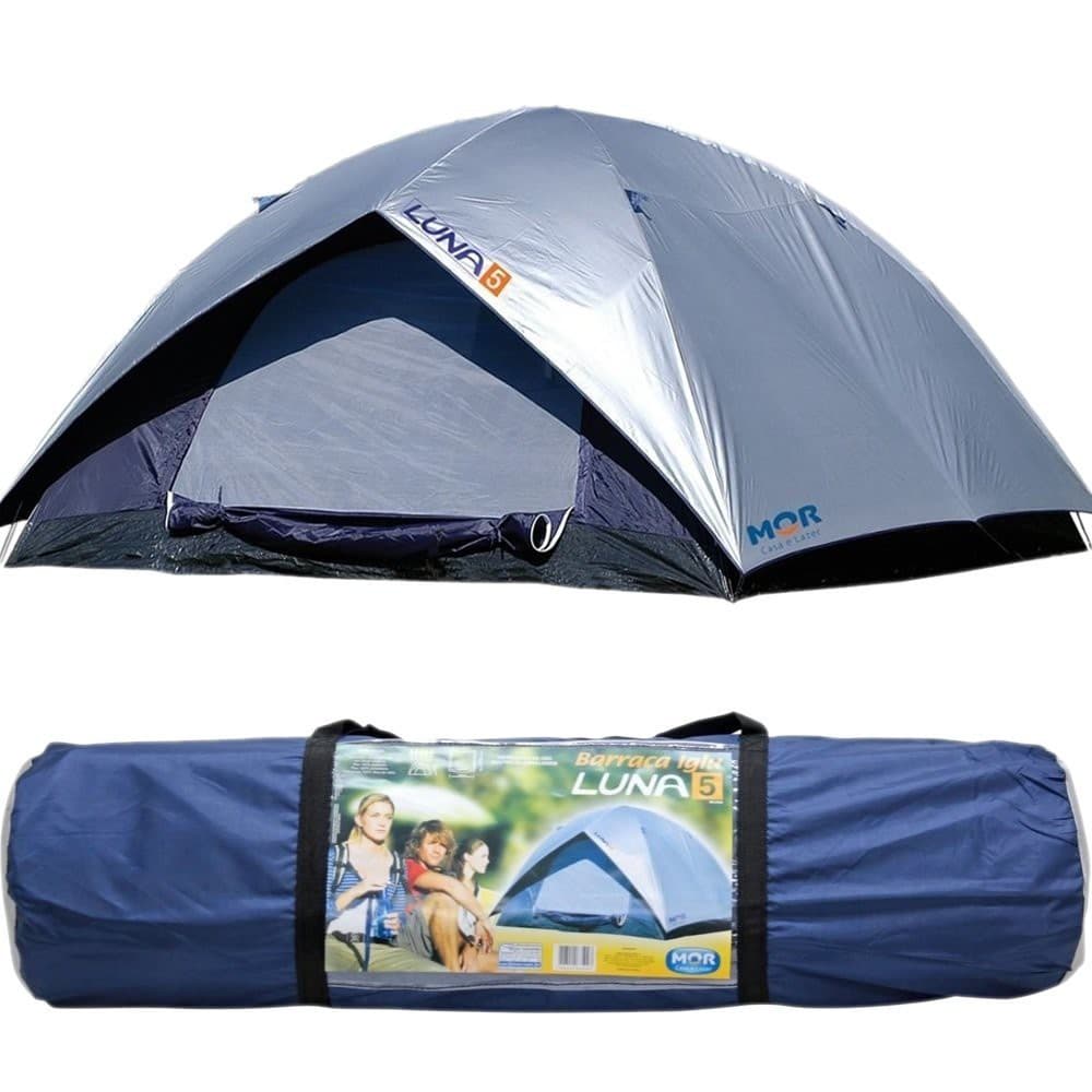 Barraca de Camping Camping 5 Pessoas Impermeável Luna Mor Acampamento
