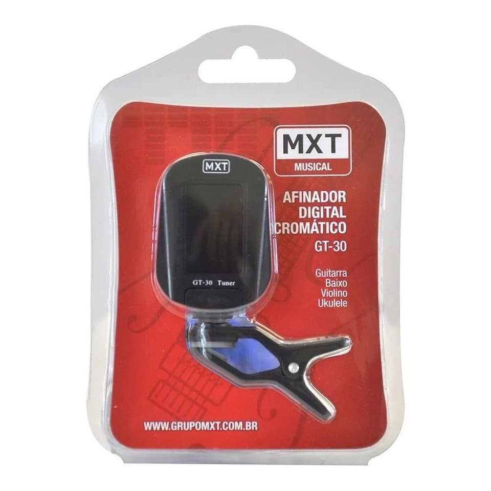 Afinador Digital Para Violão Guitarra Baixo Gt-30