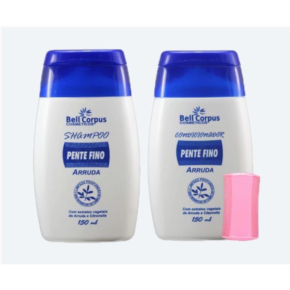 Kit para Piolhos Shampoo + Condicionador Pente Fino Bell Corpus