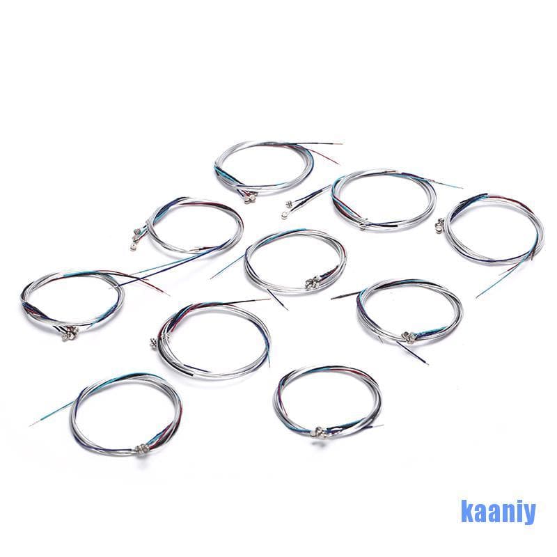 Ka 10 Conjunto De Cordas De Violino Para Substituição De Partes De Violino De Aço / Core E A D G Ny