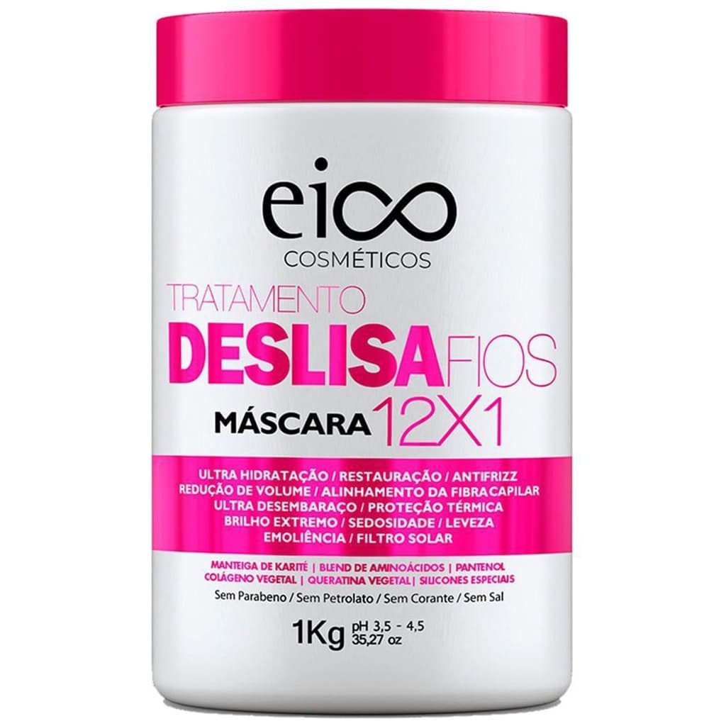 Máscara Eico Tratamento Deslisa Fios 1Kg