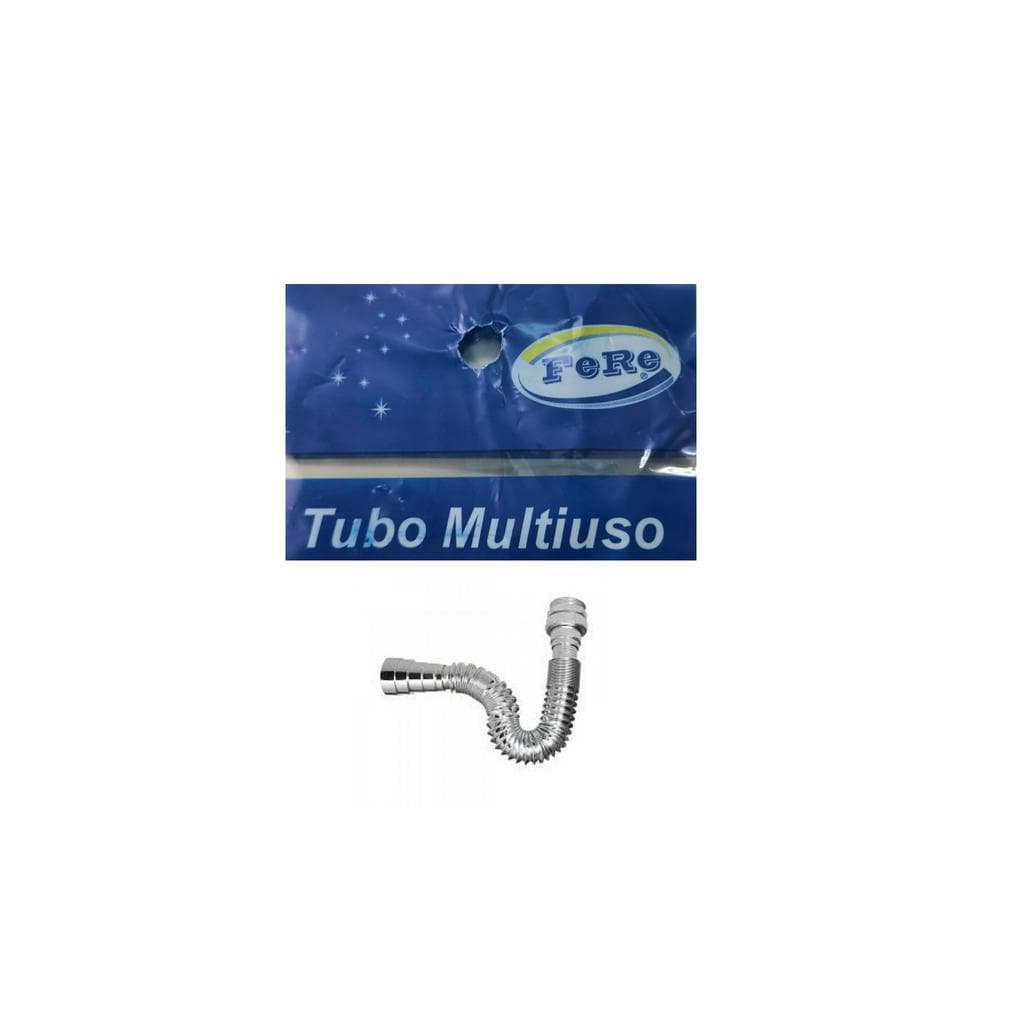 Sifão Sanfonado Pia Flexível Extensível Universal Cromado - FERE