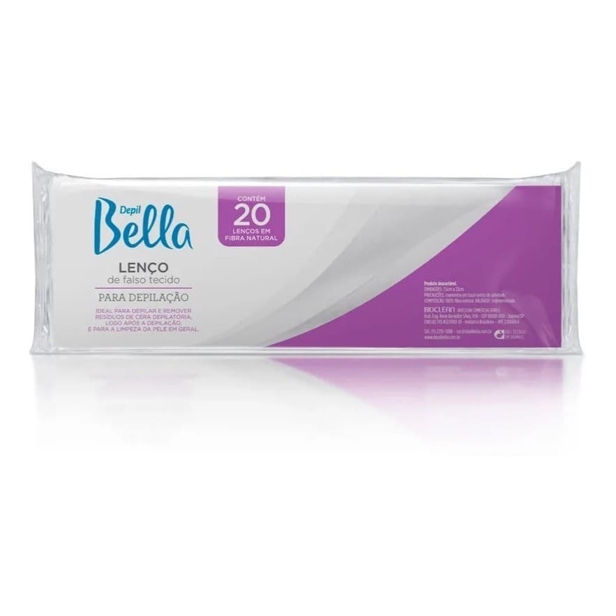 Lenço Depil Bella Gran Style Papel C/ 20 Unidades a