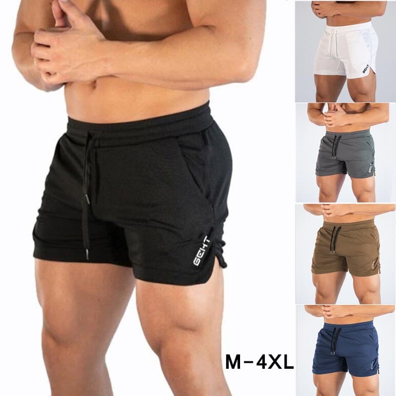 Calção Masculino Casual De Compressão Secagem Rápida Para Treino Fitness/Academia /