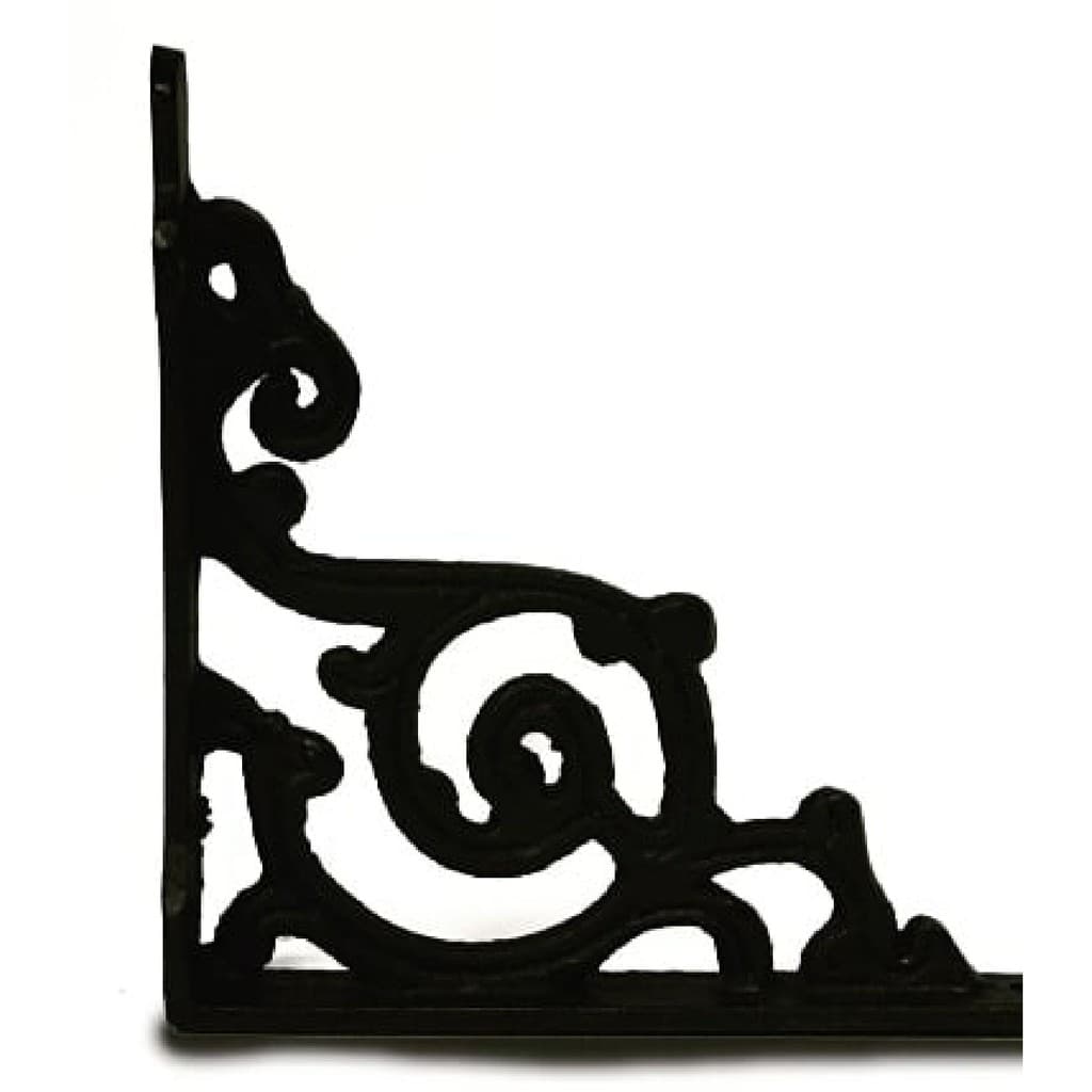 8  suporte mão francesa em ferro fundido ideal pra decoração de prateleiras