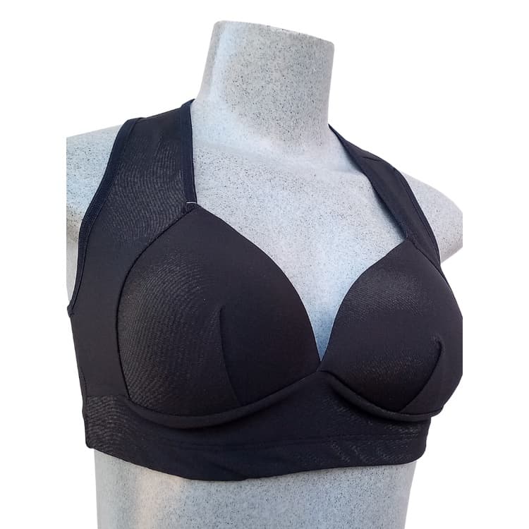 Cropped Sutiã Nadador Com Bojo Fitness Roupa Feminina Luxo
