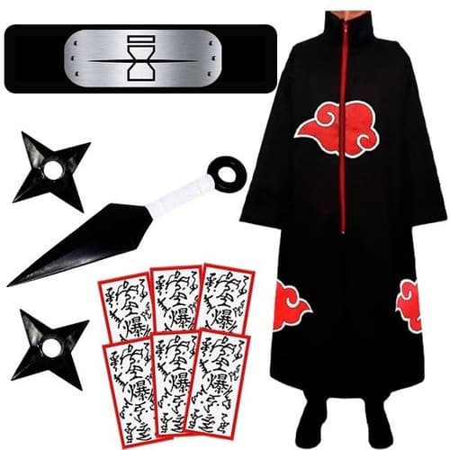 Top Melhor Capa Manto Akatsuki Shinobi Sasori Nuvem