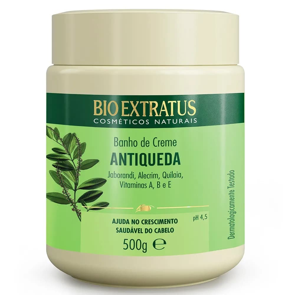 Banho De Creme Antiqueda Jaborandi Alecrim Bio Extratus 500g