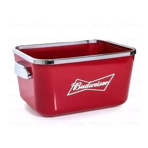 Balde De Gelo Budweiser Retangular Plastico - Global Alok 5l