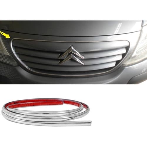 Aplique Friso Cromo Grade Superior Citroen C3 2009 2010 2011