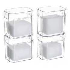 Kit 5/10/15/20 Caixinha Caixa Estojo Organizador acrílico Transparente para Relógio - Jóia - Bijuteria - Atacado