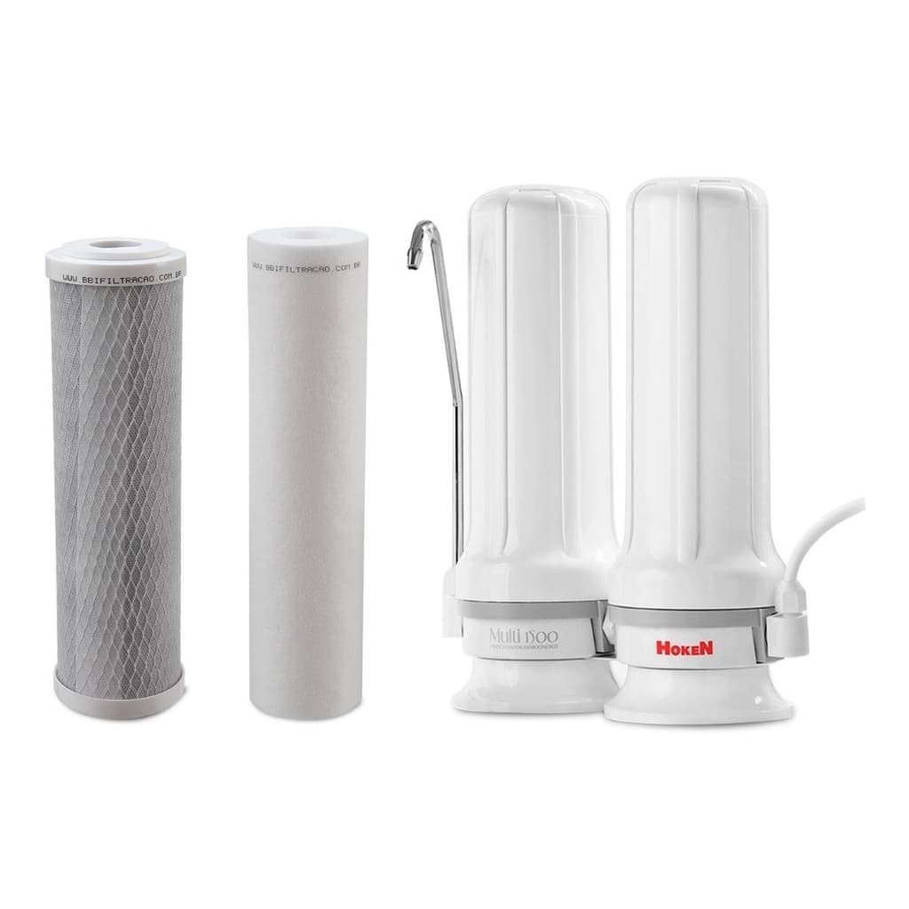Refil Para Filtro De Água Purificador Hoken Multi 1500 As2 - Branco - Hoken