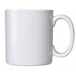 Caneca Branca de Porcelana para Sublimação