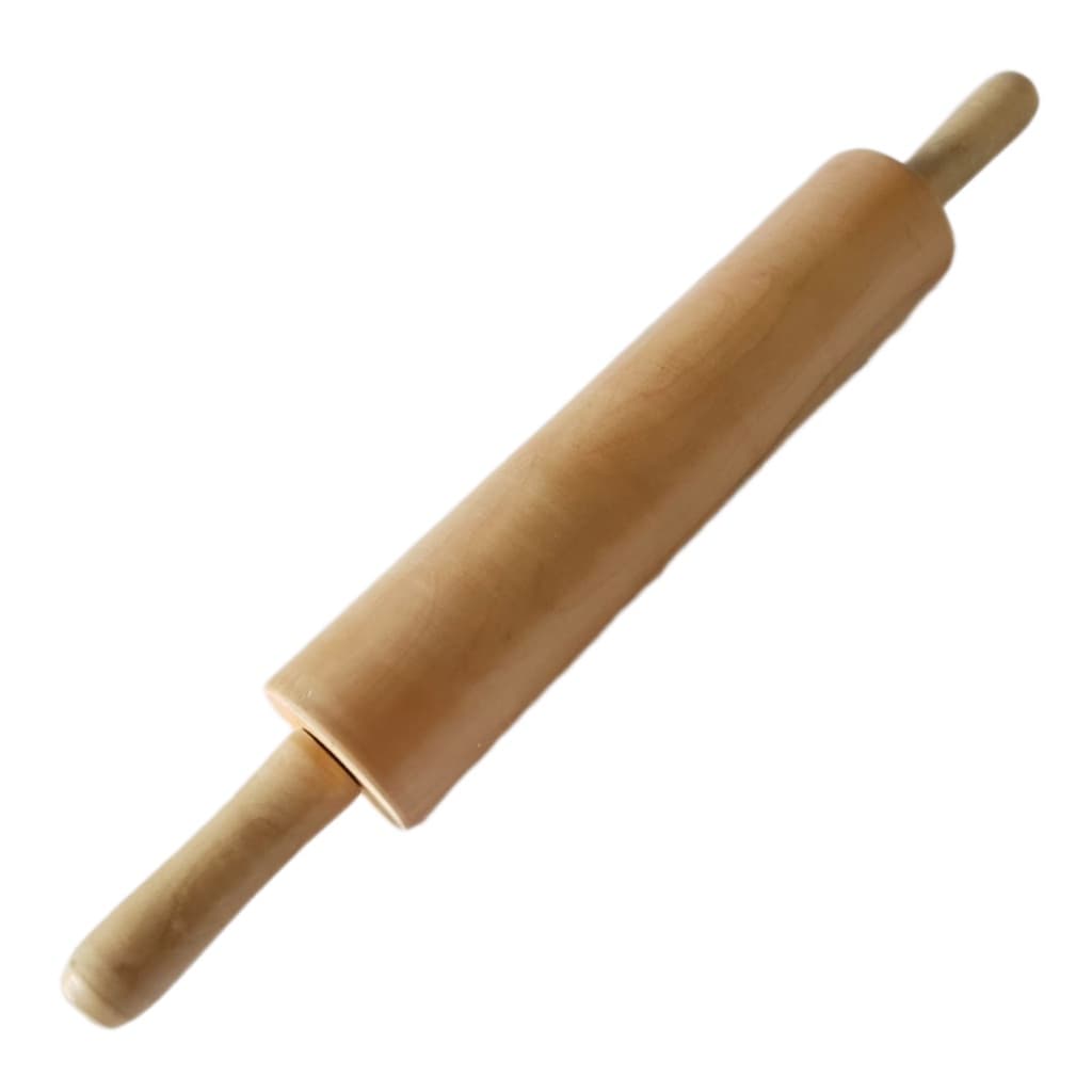 Rolo de madeira para massas 50 cm pão, pizza, macarrão promo