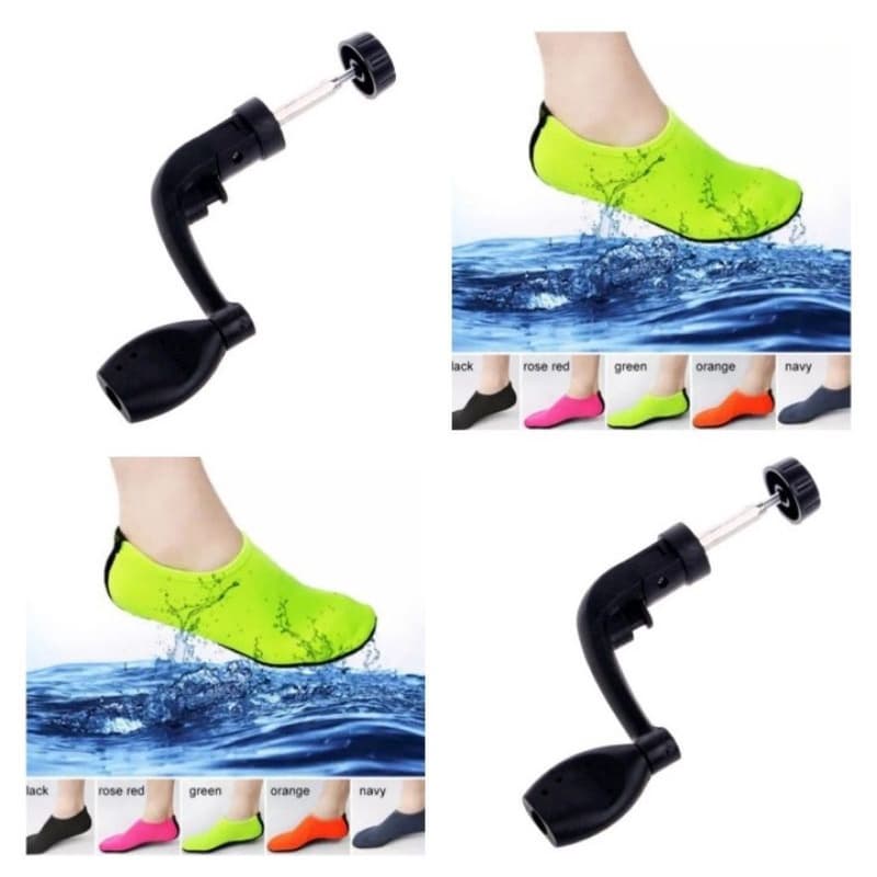 Manivela de molinete profissional + sapatilha de pesca + brinde surpresa  serve para tamanhos 3000 2000 1000 500 de todos os modelos de molinetes .
manivela dobrável facilita o transporte e evita quebra durante o trajeto na pescaria