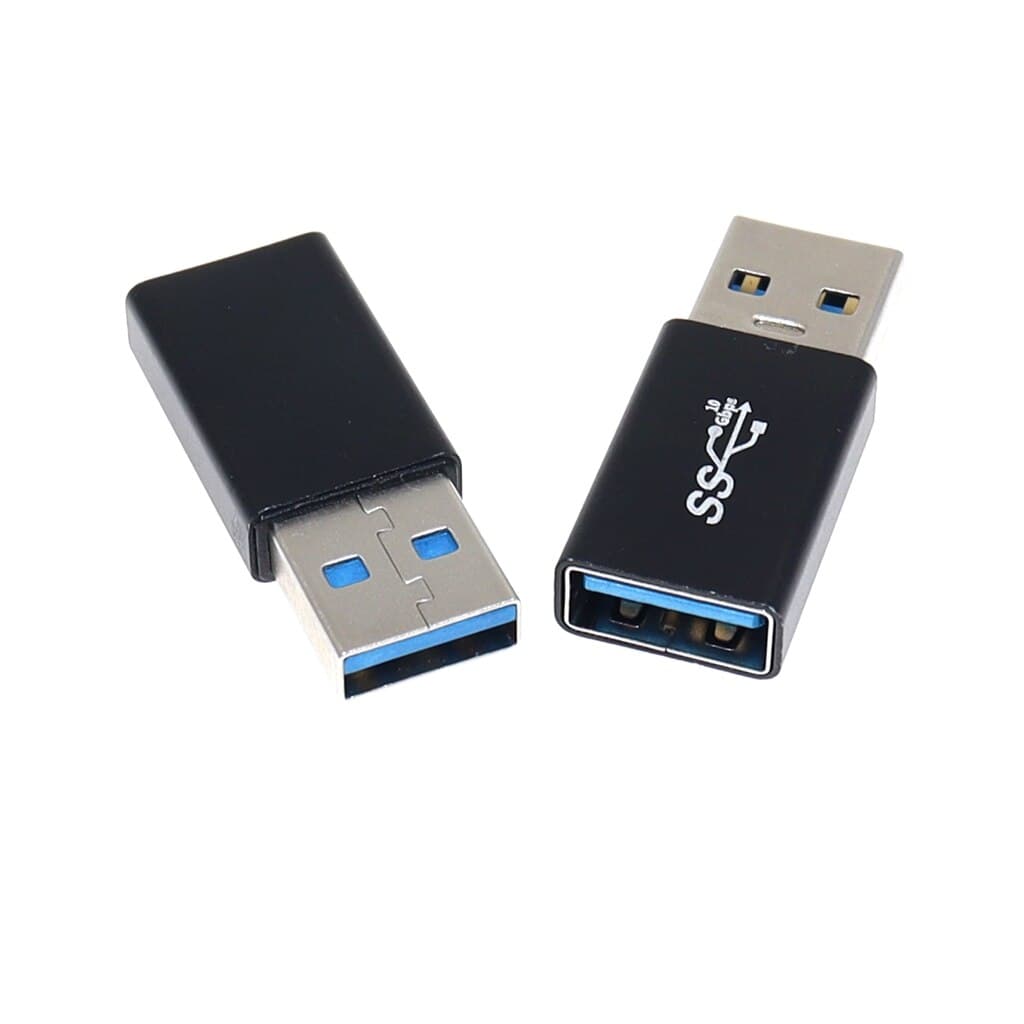 USB 3.0 Conector Conversor Tipo A Fêmea Para Macho Plug Adaptador Cabo De Extensão