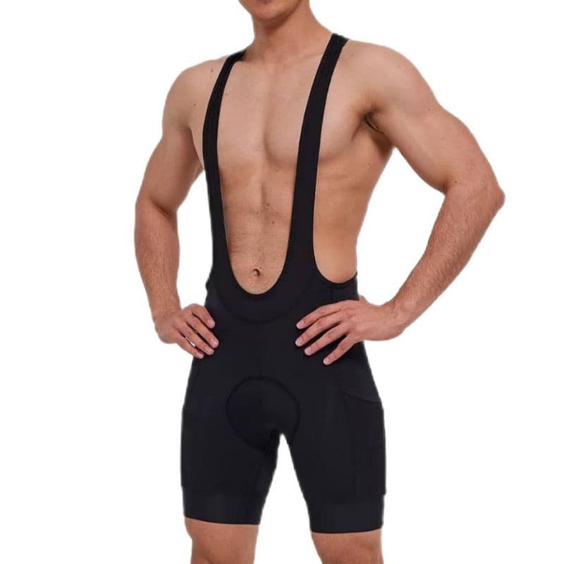 Bermuda Bretelle Masculino Ciclismo Bike De Compressão Para Pedais Longos Com Forro D90