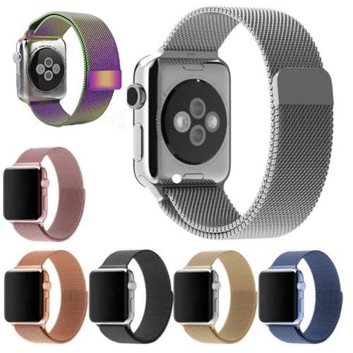 Pulseira Milanese Aço Magnética Para Relógio Smartwatch 38mm 40mm