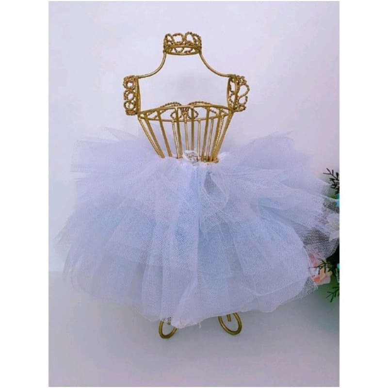 Saiote Anágua Para Volume de Vestido Festa Infantil Casamento 1 a 14 anos Tule com Forro