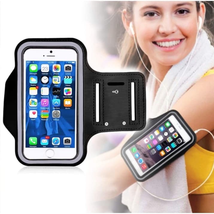 Braçadeira Celular Suporte Braço Corrida Caminhada até 6 .7 pol