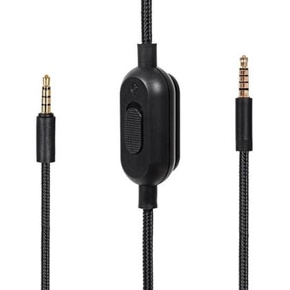 Cabo Controlador 3.5mm Headset Logitech G433 G233 Gpro X