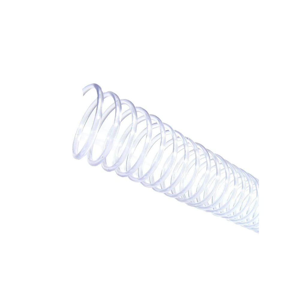 Espiral para Encadernação 9mm Transparente Pacote Com 100 Unidades