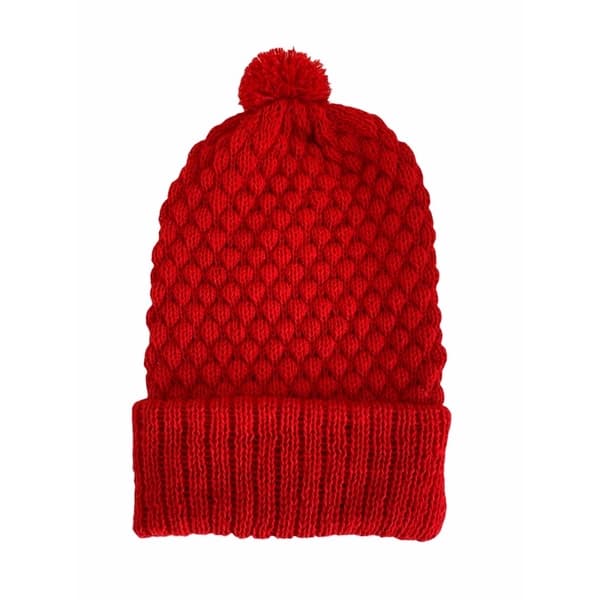1 Touca de Tricô Lã Bebê Vermelho Menina Menino Diversas Cores